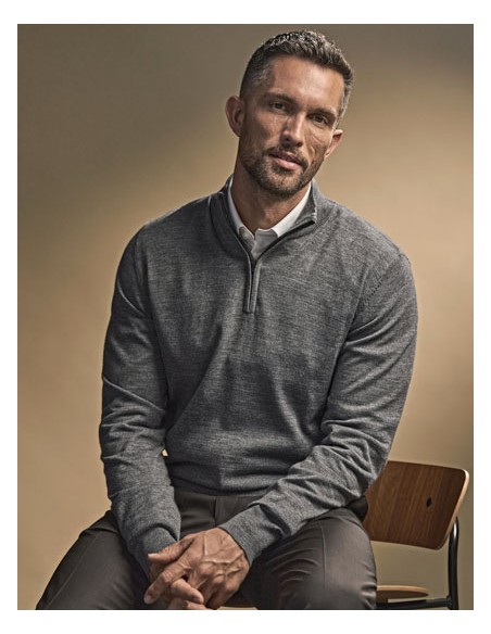 TEE-6010-Men's Half Zip 2